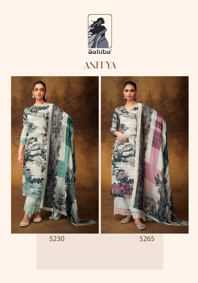 Anitya By Sahiba Staple Digital Printed Dress Material Wholesale Shop In Surat